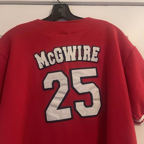 Rare VTG SPORT ATTACK Mark McGwire St. Louis Cardinals Jersey 90s Players Choice - Picture 7 of 7